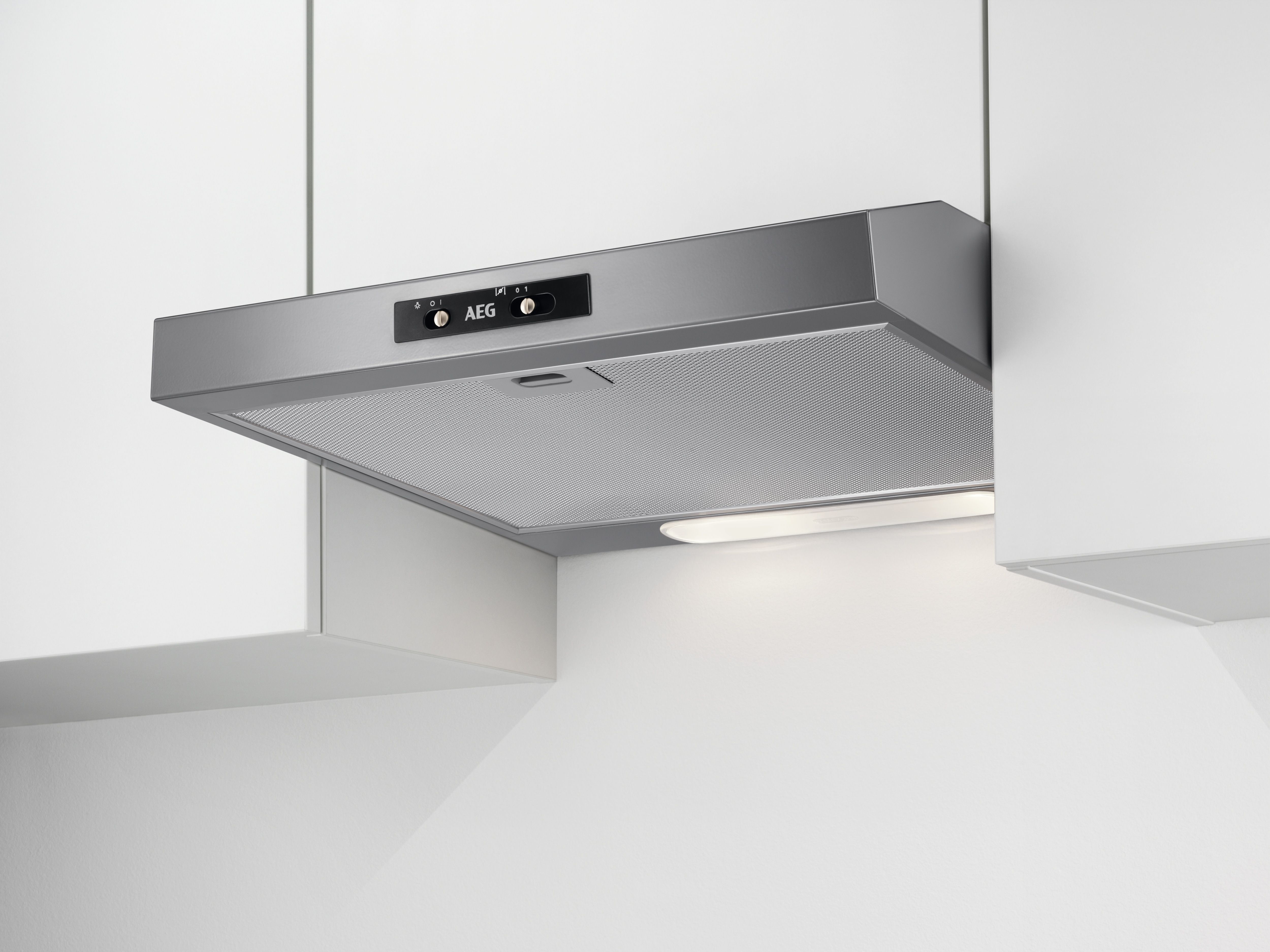AEG DUE0600M Onderbouw Afzuigkap - RVS - 60cm