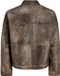 Jack & Jones Leren jas Charcoal Gray