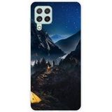 Samsung Galaxy A22 4G Seul en montagne bedrukt siliconen hoesje