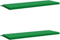 vidaXL - 2-delige - Bankkussens - SOEST - 2 - st - 100% - Polyester - Groen