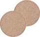 Zeller Pannenonderzetters rond - 4x - Kurk - Dia 30 cm