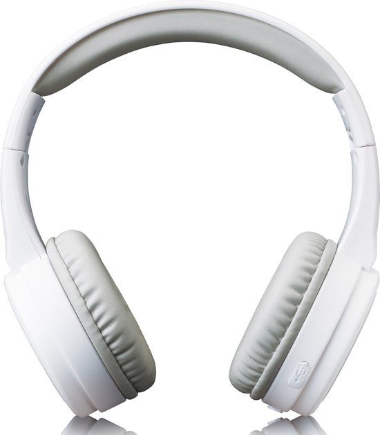 Lenco HPB-330WH Bluetooth Koptelefoon Spatwaterdicht Wit