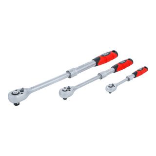 BGS Ratelsleutel-set - uittrekbaar - 3-dlg.