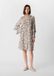 comma Chiffon jurk met volants, 93a0, 38