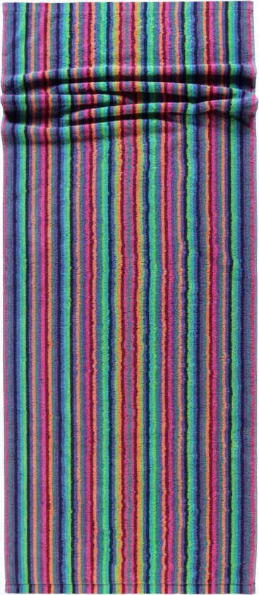 Cawö Lifestyle Streifen Saunadoek multicolor 70x180
