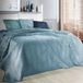 Eurofirany Luxe Velours Plaid 220x240 cm - Blauw/Grafiet