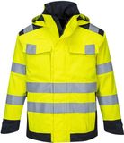 Portwest Modaflame Rain multinormen Arc jack MV70 - Geel/Marine - L