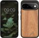 kwmobile telefoonhoesje geschikt voor Google Pixel 11 Pro - Hoesje met bumper in vintage bruin / bruin - Backcover - hout