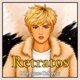 Libro para Colorear Retratos: 50 Creativas Páginas para Colorear con Hermosos Rostros y Elegantes Estilos Inspirados en la Moda para Adultos y Adolescentes
