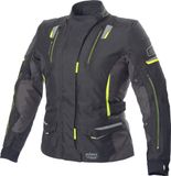Büse Jana veste de moto pour femme, noir/jaune, taille 42