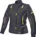 Büse Jana veste de moto pour femme, noir/jaune, taille 42