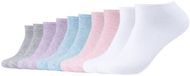 s.Oliver Sneakersokken in een 10-pack, rosé melange, katoenmix, maat 39-42