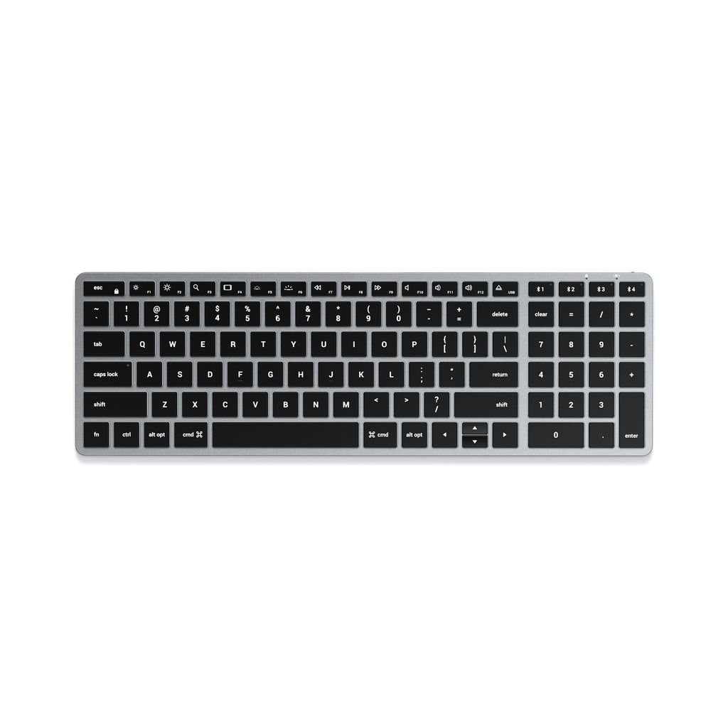 Satechi Slim X2 - Bluetooth Toetsenbord - QWERTY Engels - Grijs