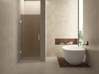 Wiesbaden Less Nisdeur Glasplaat - 80x200cm - 8mm - Vintage Brons Glas - Nano Coating