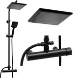 Viking Choice Doucheset - Regendouche 23cm - Zwart