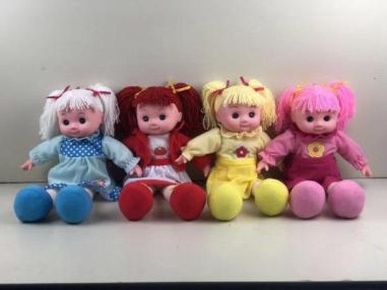 Merkloos / Sans marque Lappenpop Pl Hoofd 45Cm Ragdoll Plastic He