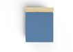Merkloos / Sans marque Asir - Ranforce Hoeslaken Kingsize Blauw - 100% Katoen - 160 x 200+30 cm