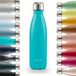 Blumtal Thermosfles - Met dubbele wand - Thermosbeker Koffie, Thee en Koele dranken - Travel Mug - Petrol - 350 ML
