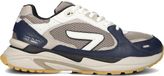 HUB Heren Lage sneakers Chunky zool Slam - Beige - Suède - Maat 42