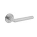 Intersteel Poignée de porte angle 90° sur rosace magnétique ronde inox brossé