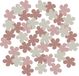 Folat Confetti - Bloemvorm - Blooming Baby Girl - 80 stuks - Roze