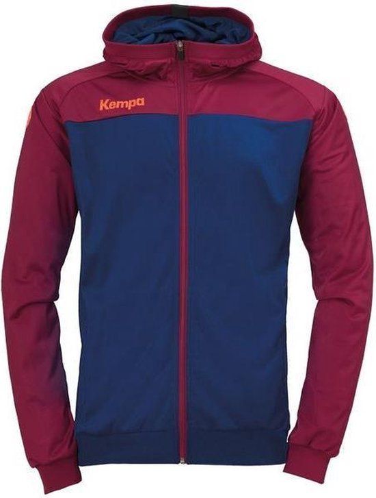 Kempa Prime Multi Jacket - Diep Blauw/Donker Rood - Maat 3XL