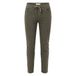 Paprika Kaki Regular Waist Slim Fit Broek Plus Size