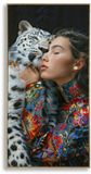 Mauro Ferretti Peinture Moira Toile Laquée Avec Cadre - Multicolore, Toile, 52x4x102 cm