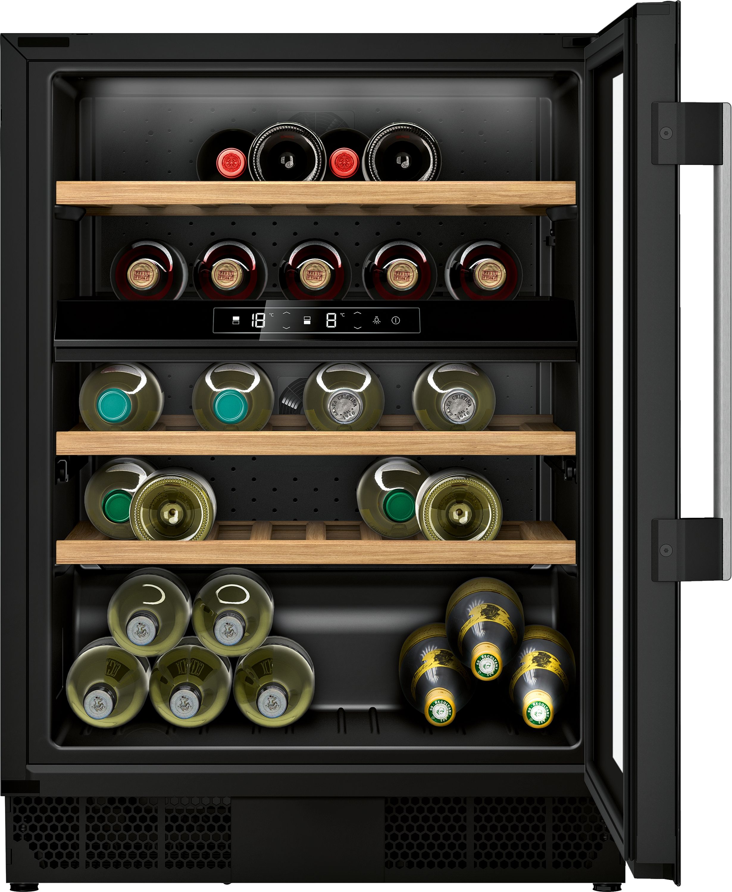 Neff KU9213HG0 Wine Cooler - Built-in - Black - 44 Bottles