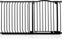 Safetots Klemhekje met Gebogen Bovenkant, 134cm - 143cm, Mat Zwart