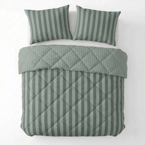 W Lazy Dekbed zonder overtrek met kussensloop Lazy - omkeerbaar design