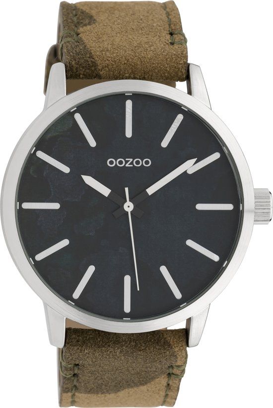 Oozoo Timepieces C10001 Camouflage Horloge 45mm