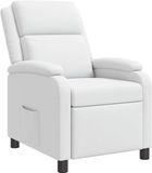 vidaXL - Relaxfauteuil - Wit - Kunstleer