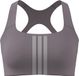 adidas Mujer Optime Workout 3-Stripes Medium Support Bra, preloved fig/ice purple, L