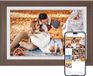 Dragon Touch Classic 10 Digitale Fotolijst - 10.1 inch - HD Touchscreen - Hout - WiFi - 32GB - Bruin