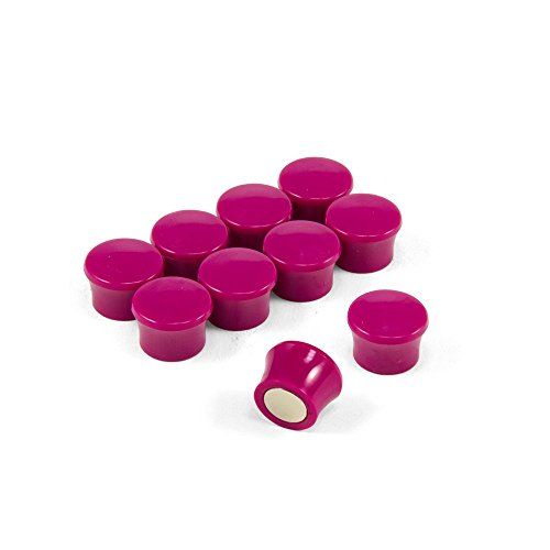 first4magnets™ Kleine roze high-power memo board magneet (10 stuks)