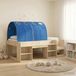Maison Exclusive - Lit superposé pour enfants avec rangement, en chêne Sonoma et bleu