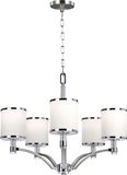 Steady Lighting Landelijke Kroonluchter - Metaal - Landelijk - E27 - L: 64.2cm - Zilver