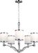 Steady Lighting Landelijke Kroonluchter - Metaal - Landelijk - E27 - L: 64.2cm - Zilver
