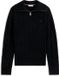 Tommy Hilfiger Pull en laine pour femme Noir M