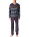 Schiesser Lange pyjamaset voor heren, Graphite_182605, 48, grafiet_182605, 50