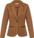 Fransa FRZABLAZER 2 Blazer Femme Toffee Polyester/Viscose/Élasthanne