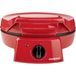 Melissa 16310237 - Pizzamaker en tafelgrill in één - 30 cm bakplaat en grillplaat, 1800 W vermogen en nauwkeurige temperatuurregeling - Rood