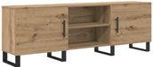 vidaXL meuble TV 150 x 30 x 50 cm chêne bois d'ingénierie