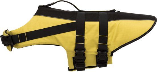 Trixie Zwemvest Hond - Geel/Zwart - XS - Tot 12 kg