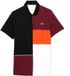 Lacoste Polo Regular Fit Schwarz/Orange S