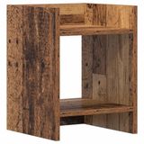 vidaXL Plantenstandaard Oud hout 30 x 30 x 40 cm Bewerkt hout