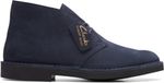Clarks Shoes Desert Evo Booties Navy Suede EU 39.5 Men