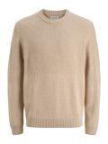 JACK&JONES JJCARL KNIT CREW NECK Heren Gebreide truien Lange mouw Acryl Katoen Grijs S