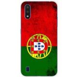 Samsung Galaxy A01 Siliconen hoesje Portugese vlag